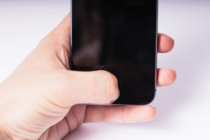スマホ　ホームボタン
